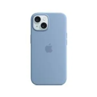 Apple iPhone 15 Silicone Case with MagSafe - Winter Blue (194253939498)
