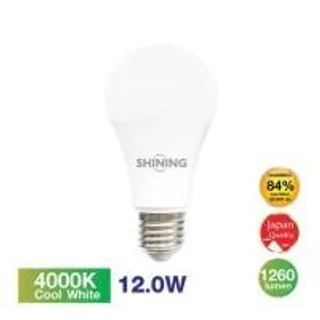 หลอด LED SHINING A60 12 วัตต์ COOL WHITE E27 (1274097)