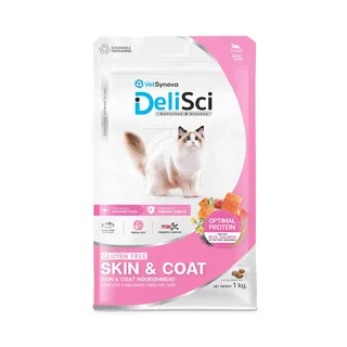 อาหารแมว DeliSci Skin & Coat