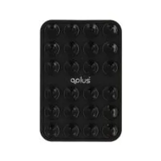 แผ่นแปะโทรศัพท์ QPLUS Silicon Suction Phone Black (8855879798266)
