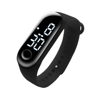 VINTLOOK นาฬิกาดิจิตอลแฟชั่นสำหรับวัยรุ่น พร้อมติดตามอัตราการเต้นของหัวใจ กันน้ำและหน้าจอเรืองแสงในที่มืด