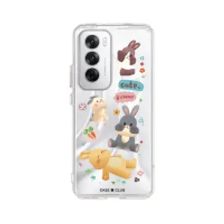 Oppo Reno 12 Clear Case Cute Bunny (88528795107068852879419245)