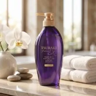 ซึบากิแชมพูพรีเมียมอีเอ็กซ์แฮร์ฟอลแคร์แอนด์รีแพร์ 450มล. Tsubaki Shampoo Premium Ex Hair Fall Care & Repair 450ml. (4550516485502)