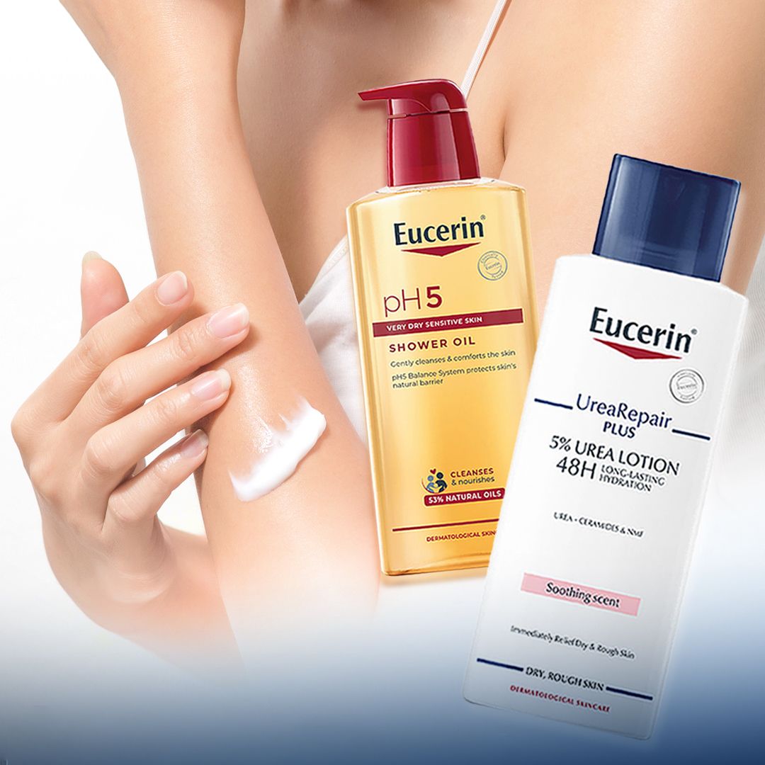 Eucerin Urea Repair Plus  และ Eucerin pH5 Shower Oil  ของขวัญวันแม่สุดพิเศษ 