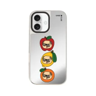 iPhone 16 Mirror Case MagSafe Organic Pug (88528799927178852879267952)