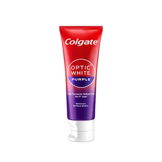 [มี 4 แพ็คให้เลือก] ยาสีฟัน คอลเกต อ๊อพติค ไวท์ เพอร์เพิล 100 กรัม Colgate Optic White Purple 100g.