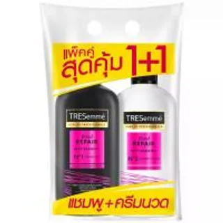 เทรซาเม่บอนด์รีแพร์เพปไทด์บอนด์แชมพู 370มล.แถมครีมนวด 370มล. Tresemme Bond Repair Peptidebond Shampoo 370ml. Free Conditioner 370ml. (8851932420235)