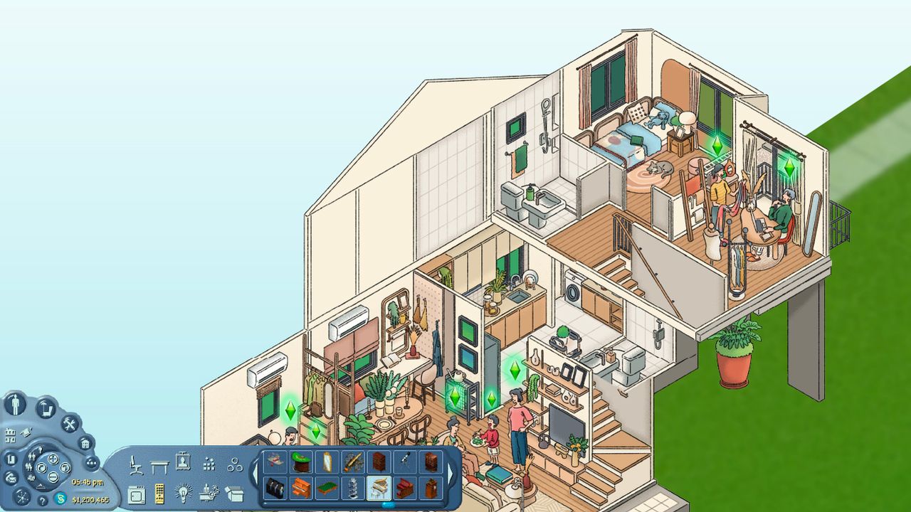 จาก The Sims ถึง Peace in Pieces ความฟินจากการมองชีวิตในบ้านในมุมสูง