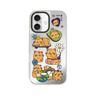 iPhone 16 Mirror Case MagSafe Cat Around The World (88528799927178852879299106)