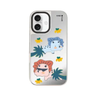 iPhone 16 Mirror Case MagSafe Duo Triceratops (88528799927178852879962192)