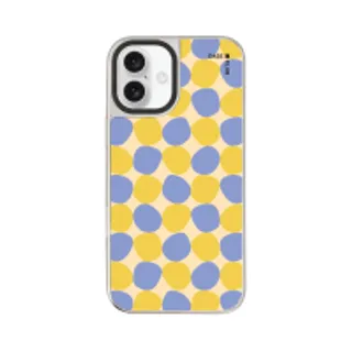iPhone 16 Plus Mirror Case MagSafe Yellow Stack Polka Dots (88528790960648852879902839)