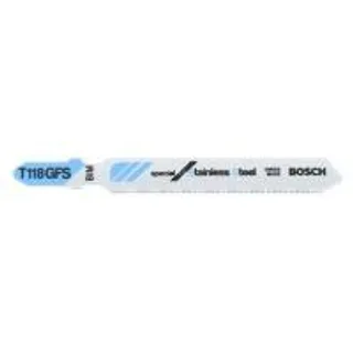 ใบเลื่อยจิ๊กซอ BOSCH T118GFS แพ็ก 5 ชิ้น (246210)