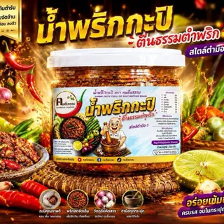 น้ำพริกกะปิคนตื่นธรรมอร่อย