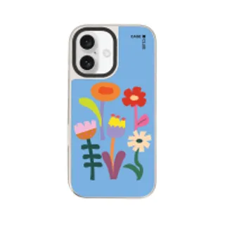 iPhone 16 Mirror Case MagSafe Flower Garden (88528799927178852879629330)
