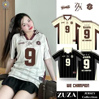 ZUZA 9 JERSEY Collection l เสื้อโปโลคอปก แขนสั้น ผ้าไมโครฯ ทรงOversize Unisex งานพิมพ์คมชัด ผ้านุ่มลื่น สวมใส่สบาย