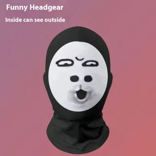Vintllook ผ้าห่มลายต่างๆหัวใหญ่มังกรนม Tamping ที่แข็งแกร่ง Belia หน้ากากอินดี้อ้วนตลกตลกแมวตัวตลกโอ้ Spof หมวกตลก