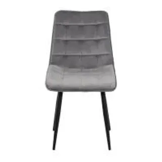 LIVING SOLUTIONS BY SB เก้าอี้LIKA/เหล็กดำ/กำมะหยี่เทา (MKP1951063)