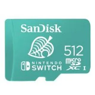 เมมโมรี่การ์ด SanDisk Nintendo MicroSDXC 512GB U3 C10 UHS-1 (SDSQXAO-512G-GN3ZN) (619659188290)