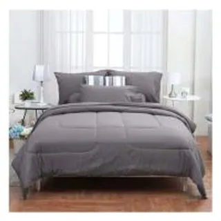 ชุดผ้าปูที่นอน 6 ฟุต 6 ชิ้น FOUNTAIN COLOR 70201-FT GRAY02 (1213899)