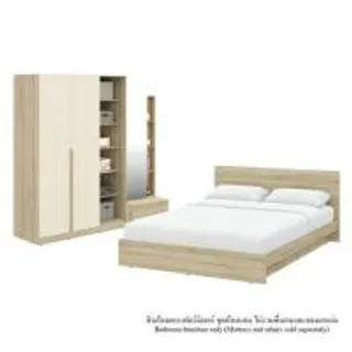 ชุดห้องนอน 5 ฟุต KONCEPT HANNIE 59063781 สีโซลิดโอ๊ค (1303070)