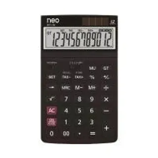 NEO NEO เครื่องคิดเลข 12 หลัก รุ่น 2321T-12 สีดำ (MKP1641056)