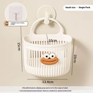 VINTLOOK ตะกร้าใส่ของติดผนังน่ารักสำหรับห้องครัวและอ่างอาบน้ำความสามารถในการรับน้ำหนักที่แข็งแกร่ง