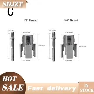 SDJZT เครื่องมือตัดเกลียวแบบท่อเครื่องมือเกลียวภายในและภายนอกแบบบูรณาการสว่านไฟฟ้าชุดเกลียวท่อพีวีซีที่เข้ากันได้