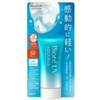 บิโอเรกันแดดอะควาริชวอเตอร์รีเอสเซ้นส์โลชั่นเอสพีเอฟ50 50กรัม Biore UV Aqua Rich Watery Essence Lotion Sunscreen SPF50 50g. (8851818225954)