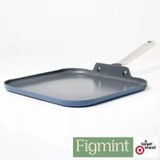 ฟิกมินต์กระทะย่าง Figmint Nonstick Ceramic Single Burner Golden Pan Blue (196761801175)