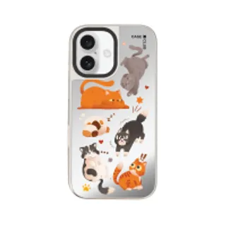 iPhone 16 Mirror Case MagSafe Multiple Cat (88528799927178852879408300)