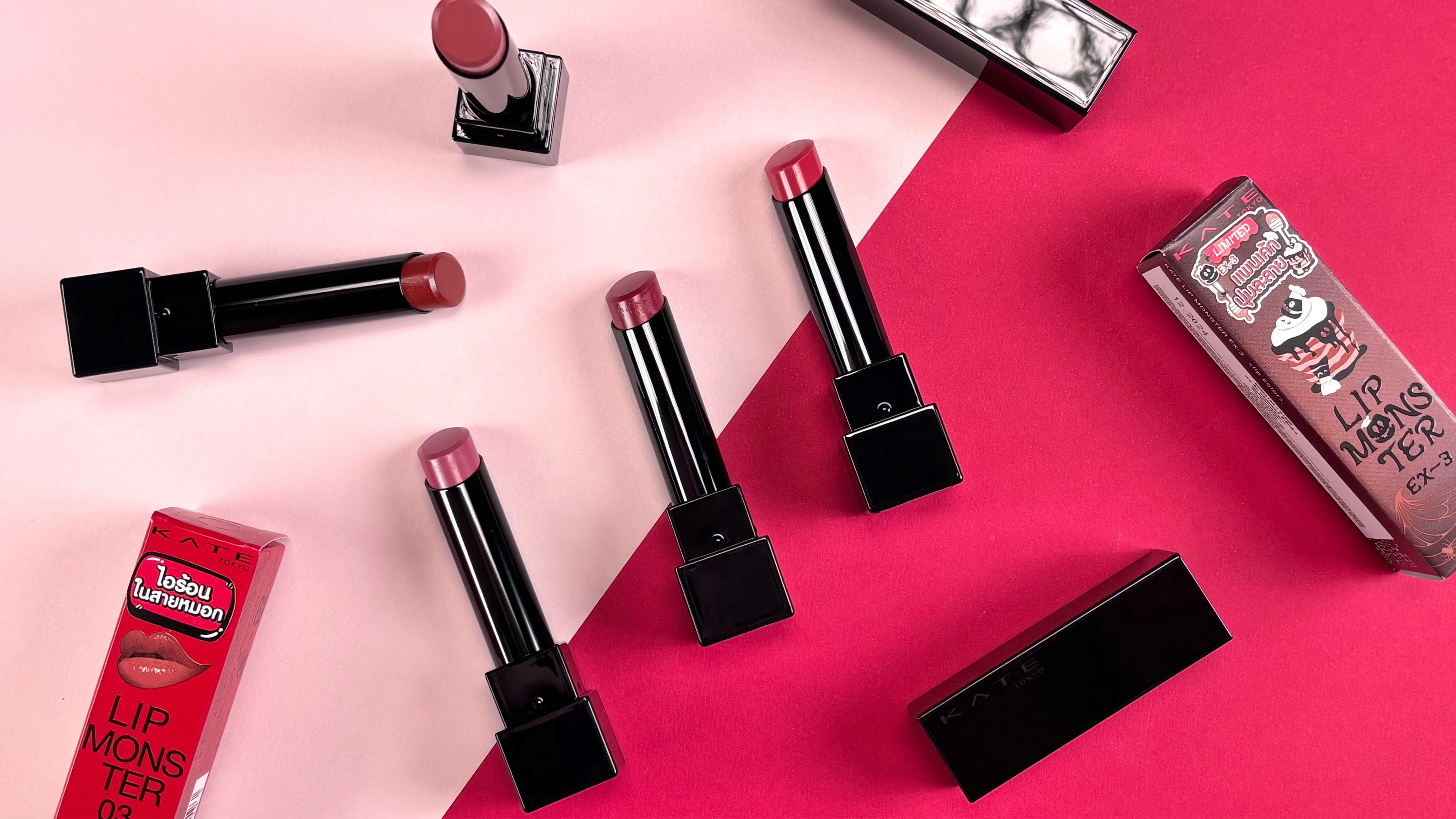 รีวิว KATE Lip Monster ลิปติดทนตัวดัง จัดเต็ม 16 เฉดสี