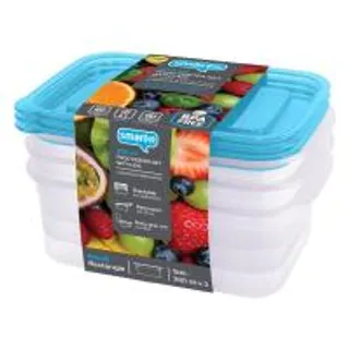 สมาร์ทเตอร์ชุดกล่องอาหาร 3 ชิ้น 300มล. รุ่น 31324 Smarter Food Keeper set of 3 300ml. No. 31324 (8853474079650)