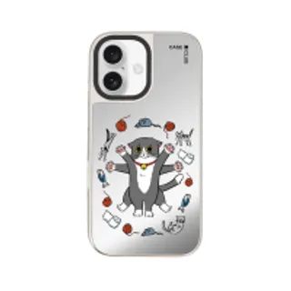 iPhone 16 Mirror Case MagSafe Life of Cat (88528799927178852879321531)
