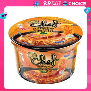 ลิตเติ้ลกุ๊กเชฟ บะหมี่กึ่งสำเร็จรูป รสสไปซี่ชีส  ขนาด 78g/Little Cook Chef instant noodle Spicy Cheese Sauce flavor/小廚師即食麵/主廚聯名系列/香辣芝士壽喜醬口味