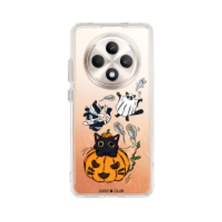 Oppo Reno 12F Clear Case Halloween Cat (88528791035958852879312140)
