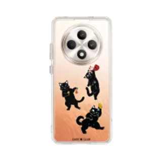 Oppo Reno 12F Clear Case Black Cat Life (88528791035958852879317602)