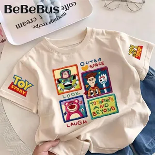 ผ้าฝ้าย 100% ลวดลายพิมพ์ สไตล์อนิเมะ เหมาะสำหรับทุกฤดูกาล และเด็ก หลายสี ใครๆก็สามารถใส่ได้ เสื้อยืดแขนสั้นสำหรับทุกฤดูกาล ตัวเลือกของเหล่าคุณแม่