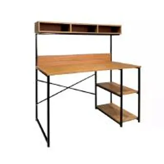 FURRADEC FURRADEC โต๊ะทำงาน พร้อมชั้นวางของ รุ่น Hako-120 สีเนเชอรัลทีค (MKP1999938)