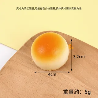 ZUOGUAN ของเล่น สกุชชี่ ของเล่นเเก้เครียด สกุชชี่สโลว์ ของเล่นขนมปังเสมือนจริงสำหรับ PU นิ่มของเล่น Relief ความเครียดทรงโดนัทโมเดลอาหารขนาดเล็ก