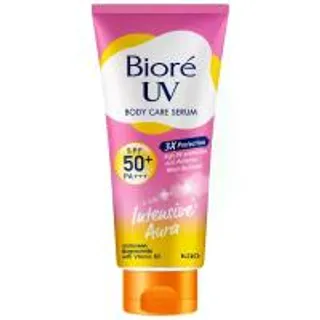 บิโอเรยูวีบอดี้แคร์เซรั่มอินเทนซีฟออร่าเอสพีเอฟ50พีเอ 150มล. Biore UV Body Care Serum Intensive Aura SPF50 PA 150ml. (8851818101067)