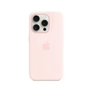 Apple iPhone 15 Pro Silicone Case with MagSafe - Light Pink (194253939856)