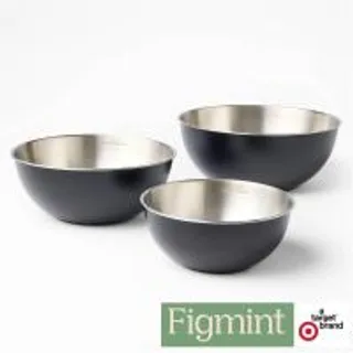 ฟิกมินต์ถ้วยภาชนะสแตนเลสอเนกประสงค์ Figmint Stainless Steel Mixing Bowl Set (198101240705)