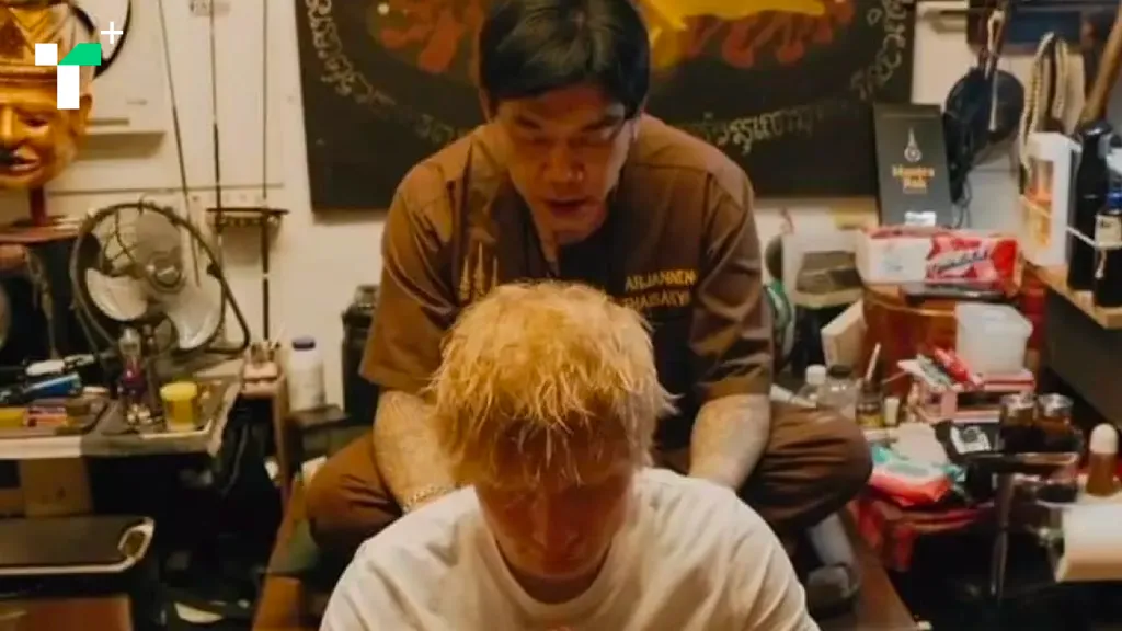 จากอักขระโบราณ สู่จิตวิญญาณแบบงานคราฟต์ระดับโลก ทำไม ‘เอ็ด ชีแรน’ ถึงเลือกมาสักยันต์ที่เมืองไทย