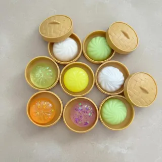 Dumpling Squishy ของเล่น Bun Baozi Dumpling อาหาร Squishy Sensory Fidget ของเล่น Anti Stress Squeeze Balls