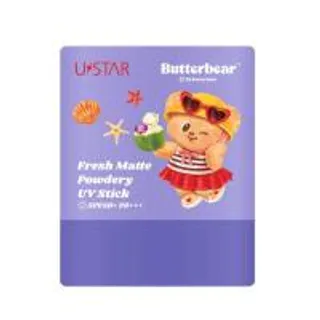 Ustar X Butterbear กันแดดแบบแท่ง Fresh Matte Powdery UV Stick SPF 50+ PA++++ 10 กรัม (332149-740738010)