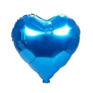 ลูกโป่งฟอยล์ หัวใจตกแต่ง SNAZZ 18 นิ้ว สีน้ำเงิน (1301176)