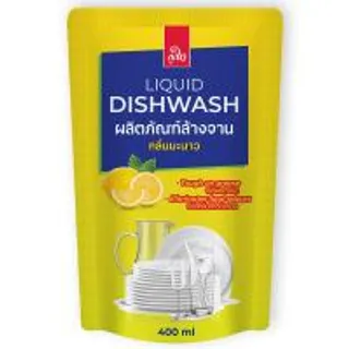 ถูกใจน้ำยาล้างจานกลิ่นมะนาว 400มล. Love the Value Liquid Dish Detergent Lemon Scented 400ml. (8853474029297)
