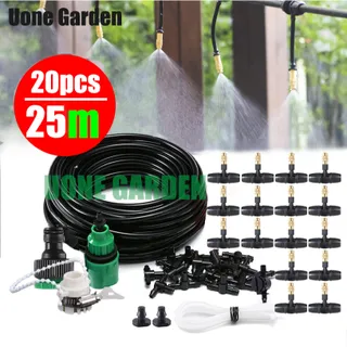 Uone Garden  W111 หัวพ่นหมอก หัวพ่นละอองน้ำ หัวทองเหลือง 10-20 หัวสายไมโคร 15-25 เมตร ลดฝุ่นPM 2.5