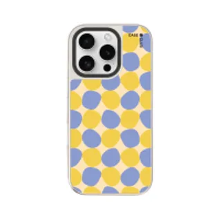 iPhone 16 Pro Mirror Case MagSafe Yellow Stack Polka Dots (88528792243378852879902839)