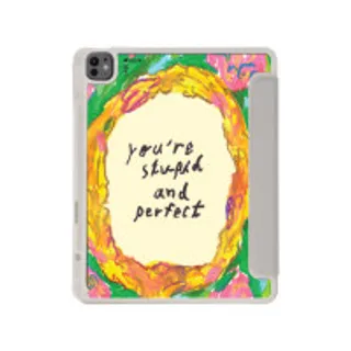 iPad Air6/7 13" 2025 (M2/M3) Clear Grey Mirror Quote by Juli Baker (88528799845698852879005011)